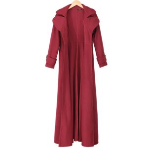 Women’s Clothing Woolen Coat High Collar