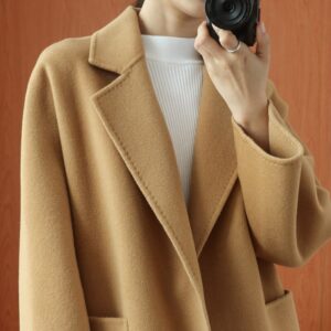 Autumn Winter Big Size Thick Wool Coat
