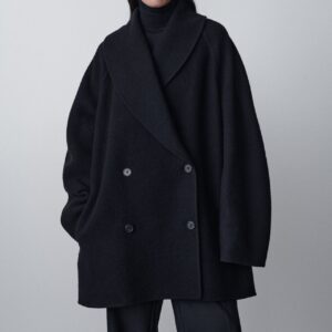 Autumn and Winter Double-sided Woolen Suit Wool and Cashmere Coat