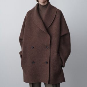 Autumn and Winter Double-sided Woolen Suit Wool and Cashmere Coat